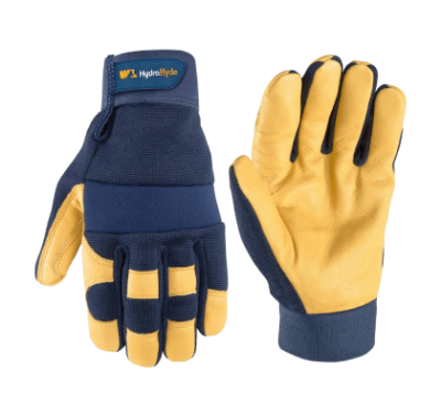 Wells Lamont Men's Leather Palm Work Gloves | Heavy Duty, Form Fitting for Improved