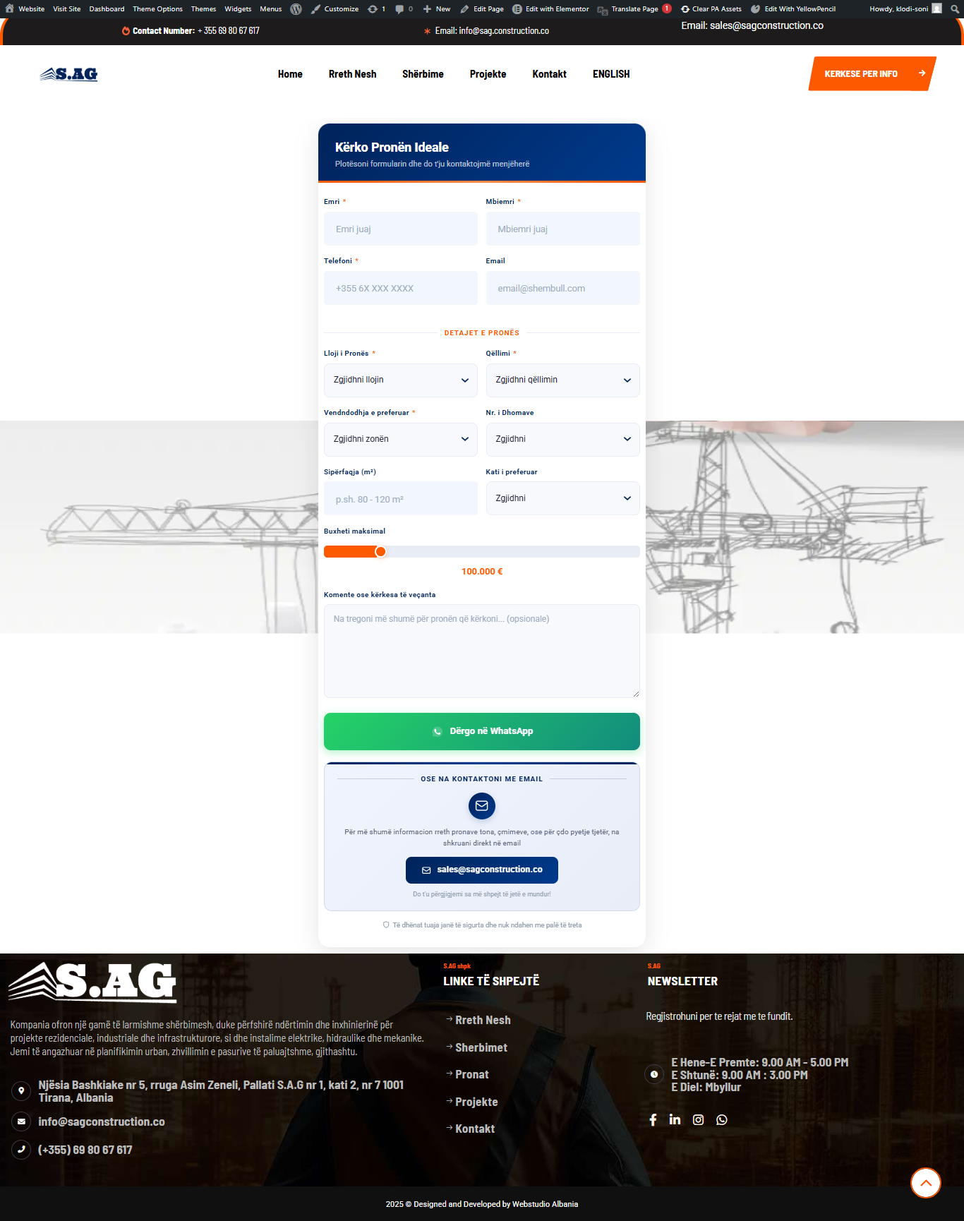 SAG Construction - Prona